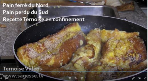 cuisine Pain ferr du Nord Pain perdu au Sud