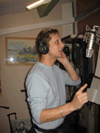 St�phane David en studio
